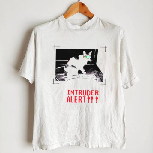 Cat intruder alert shirt