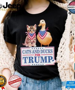 Cats And Ducks For Trump 2024 Kittens And Ducks For Trump T Shirt