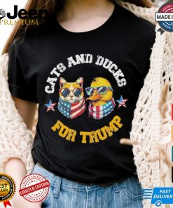 Cats And Ducks For Trump President 2024 Trump Vance 2024 T Shirt