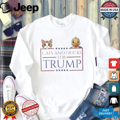 Cats And Ducks For Trump Trump Vance Shirt