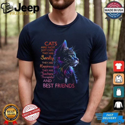 Cats Are Not Just Cats They Are Sanity Best Friends Shirt