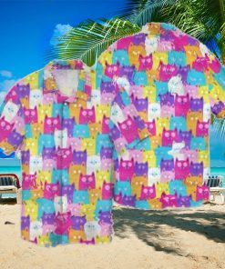 Cats Colorful Hawaiian Shirt Impressive Gift For Men And Women