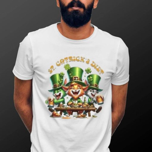 Cats St. Catrick’s diet St. Patrick’s Day T Shirt