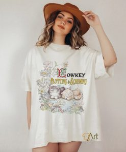 Cats and flowers lowkey plotting and scheming shirt