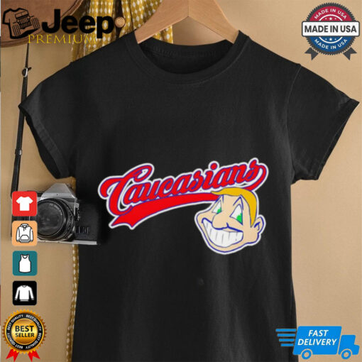 Caucasians Red Skins Parody icon shirt