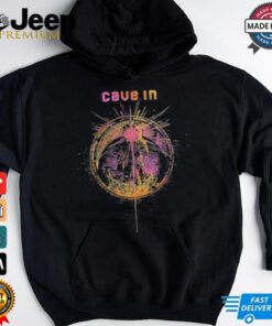 Cave In Jupiter shirt featuring a unique design inspired by the band Cave In and their iconic *Jupiter* album. Perfect for fans of the band looking to show their appreciation for their music in style.