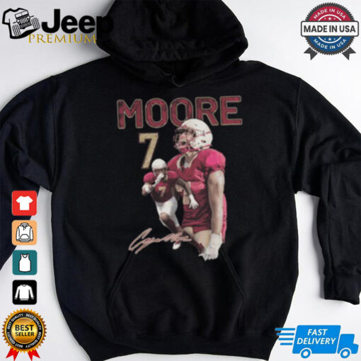 Cazeem Moore shirt signature 2024  t shirt