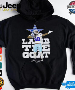 CeeDee Lamb The Goat Dallas Cowboy signature Limited Edition Legacy Tees