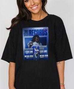 Ceedee Lamb Dallas Cowboys 1671 Receiving Yards 2023 Single Season Shirt