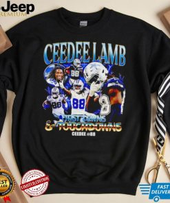 Ceedee Lamb Dallas Cowboys first downs and touchdowns Ceedee #88 vintage shirt