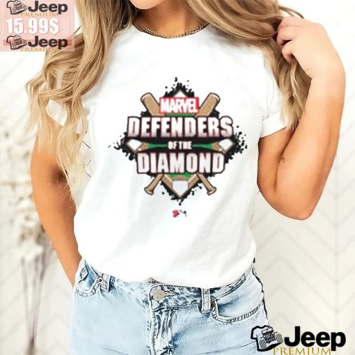 Celebrate Marvel’s Defenders Of The Diamond Baseball T shirt