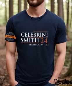 Celebrini Smith 24 The Future Is Teal Shirt