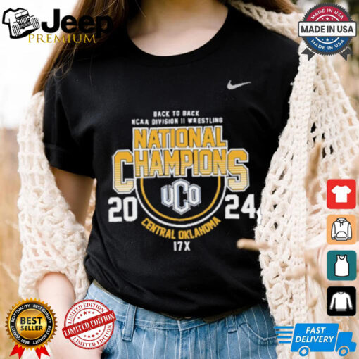 Central Oklahoma 17X Nike 2024 National Champions Shirt