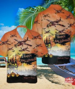 Cessna 208 Halloween Hawaiian Shirt