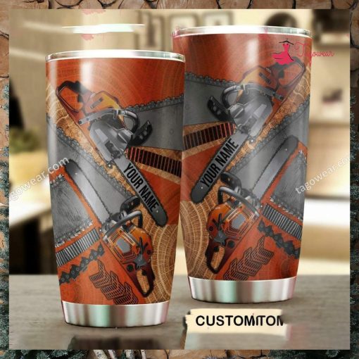 Chainsaw Personalized Tumbler