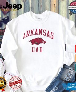 Champion Arkansas Razorbacks Grey Dad Number One Short Sleeve Fashion T Shirt