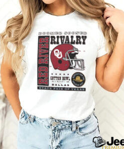 Champion Crimson Oklahoma Sooners Red River Rivalry Slogan Boomer Sooner t shirt