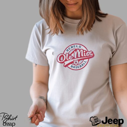 Champion Men’s Ole Miss Rebels Black Baseball T Shirt