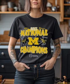 Champion Navy Michigan Wolverines College Football Playoff 2023 National Champions T Shirt