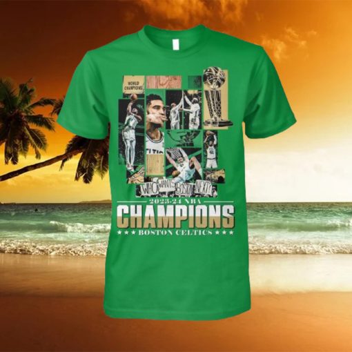 Champions Boston Celtics 2023 2024 NBA Fianls T Shirt2