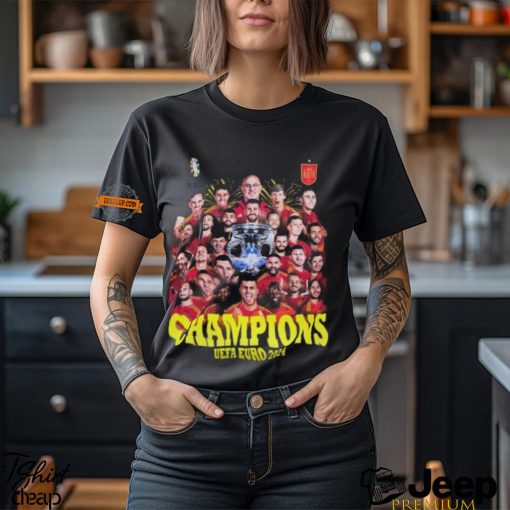 Champions UEFA Euro 2024 Spain T Shirt