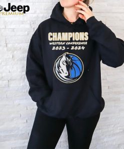 Champions Western Conference 2023 2024 Dallas Mavericks NBA Best In The West T Shirt