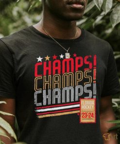 Champs Champs Champs Florida Panthers 2023 24 Stanley Cup Shirt