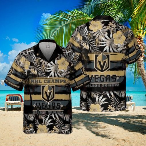 Champs Vegas Golden Knights NHL Hawaiian Shirt Gift For Hockey Fans