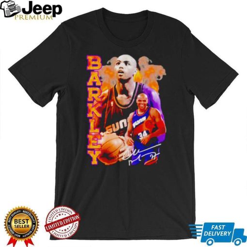 Charles Barkley basketball player signature shirt