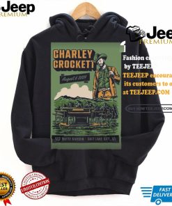 Charley Crockett Aug 6 2024 Red Butte Garden Amphitheatre In Salt Lake City UT Poster Shirt