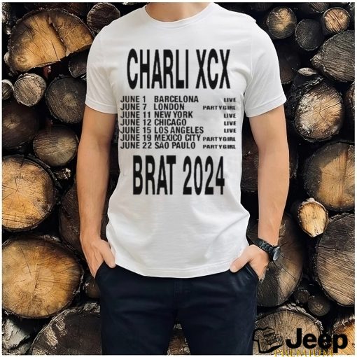 Charli Xcx Brat 2024 Shirt