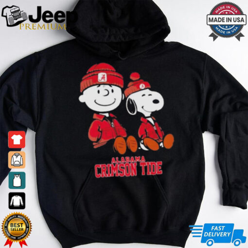 Charlie Brown And Snoopy Alabama Crimson Tider Shirt