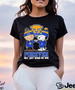 Charlie Brown And Snoopy Pittsburgh Panthers Forever Not Just When We Win Shirt