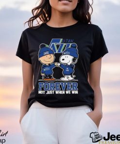 Charlie Brown And Snoopy Utah Jazz Forever Not Just When We Win Shirt