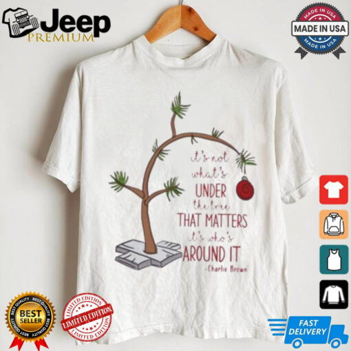 Charlie Brown Christmas Tree Quote T Shirt