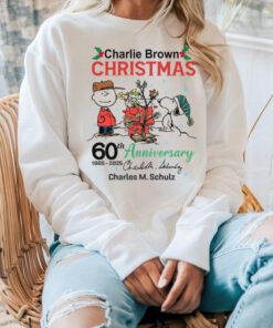 Charlie Brown christmas 60thanniversary 1965 2025 shirt