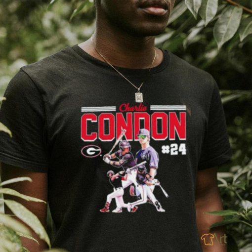 Charlie Condon Player Georgia NCAA Baseball Collage Poster Shirt