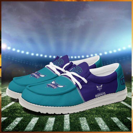 Charlotte Hornets 2024 Personalized Hey Dude Shoes