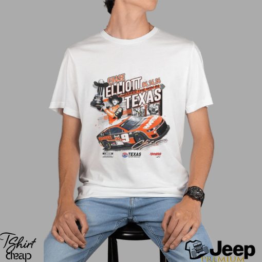 Chase Elliott Checkered Flag Sports 2024 Autotrader EchoPark Automotive 400 Race Win Signature Shirt