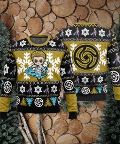 Chibi Nanami Kento Jujutsu Kaisen Ugly Christmas Sweater