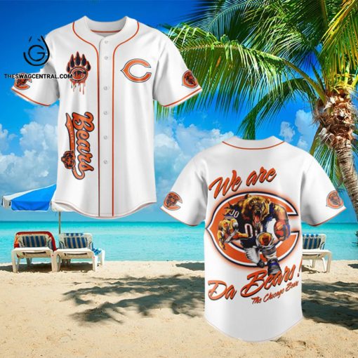 Chicago Bears Classic All Over Print Baseball Jersey