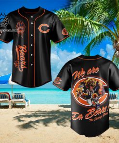 Chicago Bears Classic All Over Printed Baseball Jersey