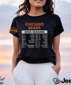 Chicago Bears Complete Schedule 2024 Shirt