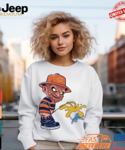 Chicago Bears Freddy Krueger pissing on Detroit Lions shirt