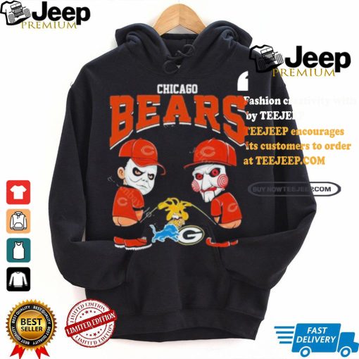 Chicago Bears NFL Halloween Peeing Funny Shirt