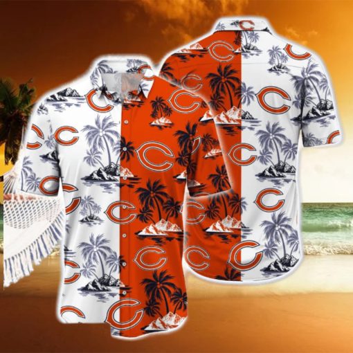 Chicago Bears NFL Hawaiian Shirt Coconut Tree For Men Women Fans