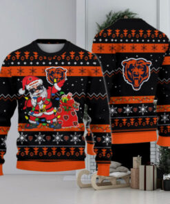 Chicago Bears Santa Claus Ugly Christmas Sweater