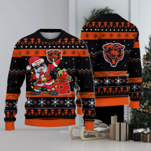 Chicago Bears Santa Claus Ugly Christmas Sweater