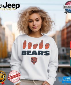 Chicago Bears The NFL ASL Collection by Love Sign American Sign Language T Shirt