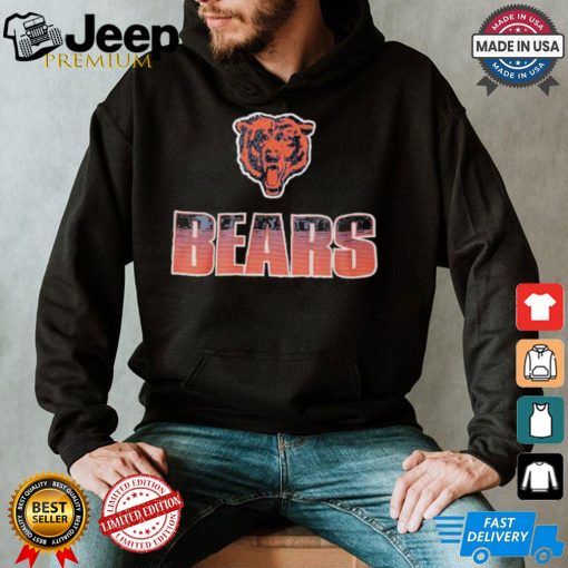 Chicago Bears Vintage Logo Allover T shirt